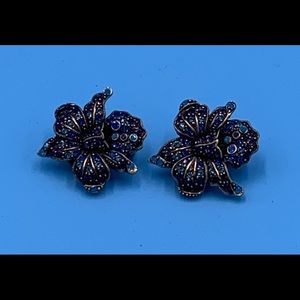 Heidi Daus crystal clip earrings